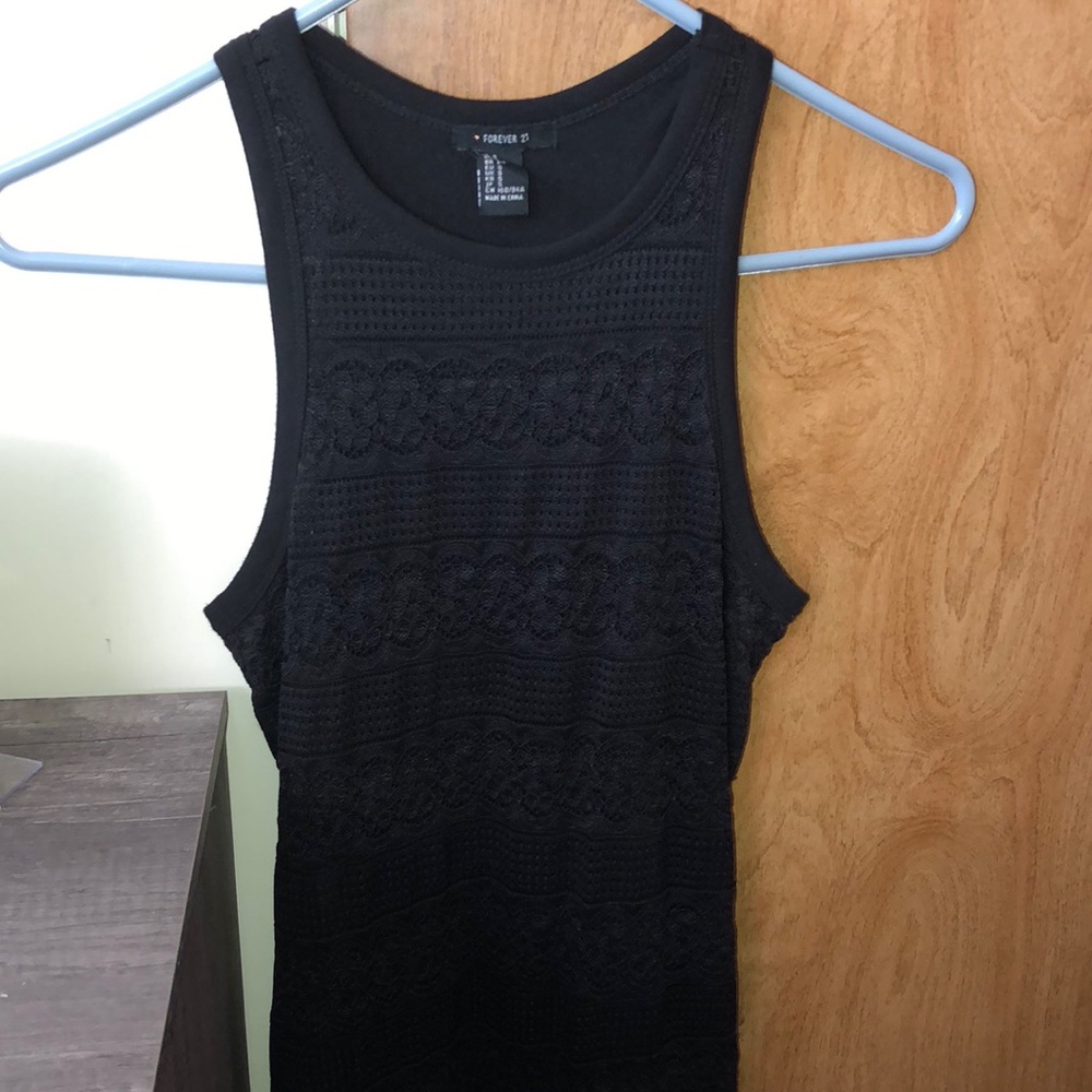 black lace forever 21 dress